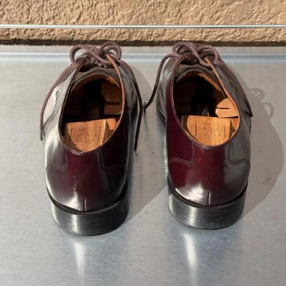 Bostonian Classics Burgundy Leather Oxford Dress Shoes - Size 8D